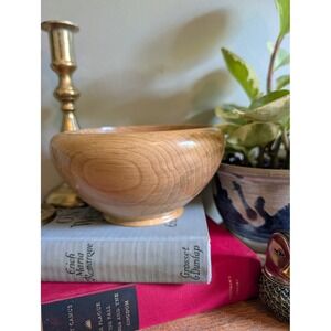 Vintage Oregon Myrtlewood‎ Bowl Bayview Shop Mid Century Modern Handcrafted Wood